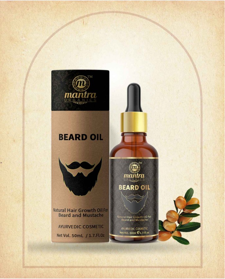 BEARD OIL FOR NATURAL MOUSTACHE & BEARD HAIR GROWTH