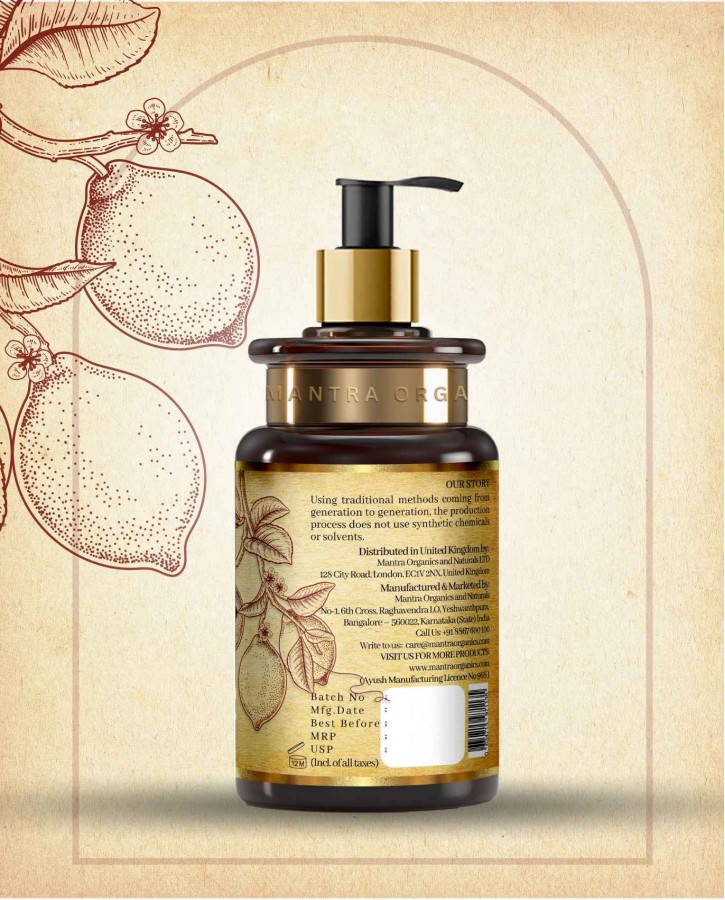 Herbal Shampoo With Lemon-shikakai-vitamin B5 || Natural Dandruff Therapy