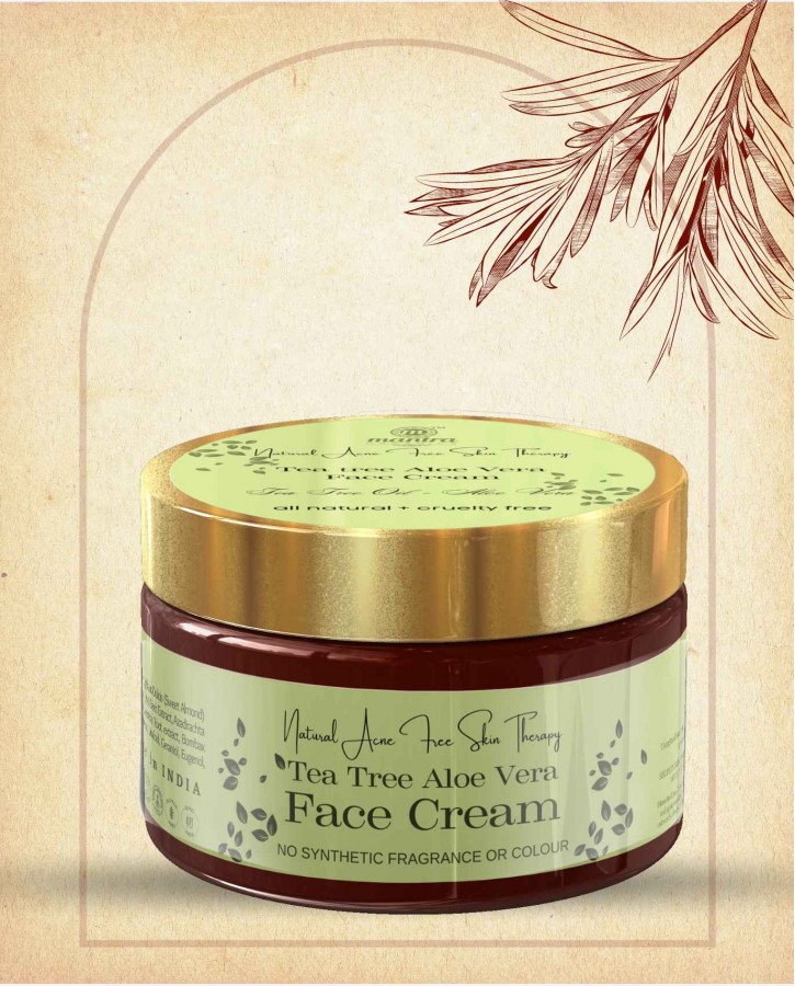 TEA TREE ALOEVERA FACE CREAM FOR REMOVE BLACK MARKS & SKIN LIGHTENING